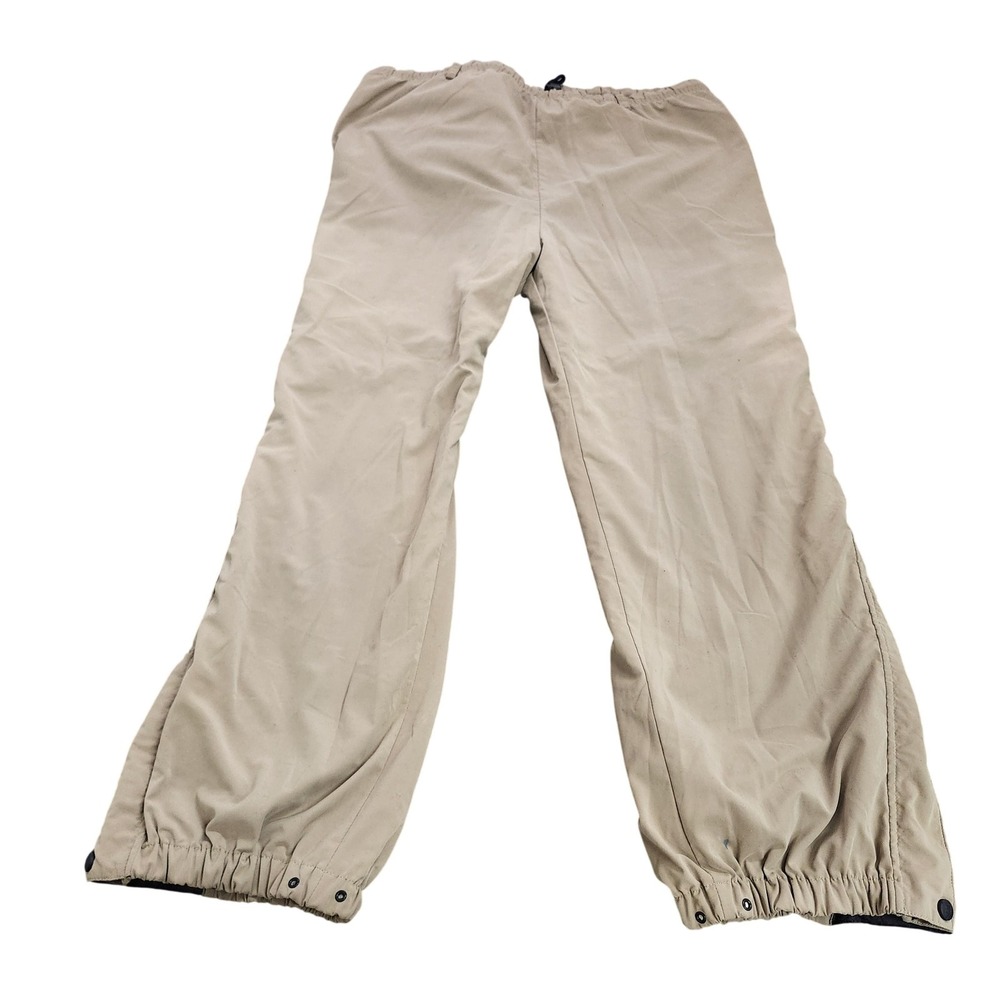 Browning Pants Mens 3XL Beige GORE-TEX Rain Elastic Waist Hunting Waterproof